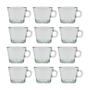 Imagem de Conjunto 12 Xícaras Café Chá Tango Vidro Class Home 187Ml
