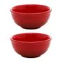 Imagem de Conjunto 2 Bowls De Cerâmica Retro Wolff Vermelho