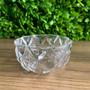 Imagem de Conjunto 2 Bowls de Cristal Diamond Lyor 270ml para Frutas Petiscos Potinhos Decorativos