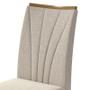 Imagem de Conjunto 2 Cadeiras Apogeu Amêndoa/Linho Bege - Móveis Lopas