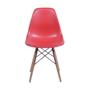 Imagem de Conjunto 2 Cadeiras Eames DKR Base Cromada Vermelha