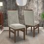 Imagem de Conjunto 2 Cadeiras em Madeira Maciça Tecido Joli Móveis Zamarchi