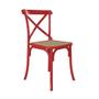 Imagem de Conjunto 2 Cadeiras Katrina X Vermelha e Bege New Green