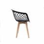 Imagem de Conjunto 2 Cadeiras Web Wood Empório Tiffany Preto