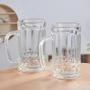 Imagem de Conjunto 2 canecas chopp cerveja vidro para bar 400ml 15x8x10 cm - 2 unidades