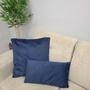 Imagem de Conjunto 2 Capas de Almofadas 50x50cm + 2 capa 30x50cm em Suede Premium Glamour Azul