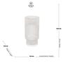 Imagem de Conjunto 2 Copos Altos de Cristal C/ Borda Dourada Lines 400ml