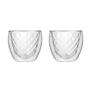 Imagem de Conjunto 2 Copos Diamond de Vidro Duplo Borossilicato 80ml