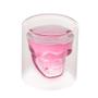 Imagem de Conjunto 2 Copos P/cha Lyor Dupla Parede Vidro Skull 154ml