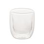 Imagem de Conjunto 2 Copos para Café Dupla Parede de Vidro Resistente a Calor 100ml - Wolff