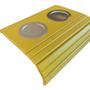 Imagem de Conjunto 2 Esteiras de Braço para Sofá Flexível Porta Copo Alumínio Amarelo Sete Estrela