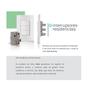 Imagem de Conjunto 2 Interruptor Paralelo + Tomada 10A 4x2 Sleek MarGirius