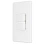 Imagem de Conjunto 2 Interruptor Simples 10A 250V Branco S19-Simon