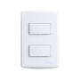 Imagem de Conjunto 2 Interruptor Simples 4X2 Branco Siena 6521 Alumbra