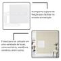 Imagem de Conjunto 2 Interruptor Simples com Suporte 4x4 Branco Fame