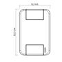 Imagem de Conjunto 2 Interruptores 10A Paralelo 4x2 Branco 250V TABLET