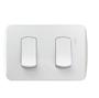 Imagem de Conjunto 2 Interruptores Simples 10A Miluz Schneider S3B62110