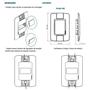Imagem de Conjunto 2 Interruptores Simples Aria 4x2 Branco Tramontina