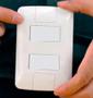Imagem de Conjunto 2 Interruptores Simples C/ Placa Mod. Aria 250V/6A Cor: Branco 4x2 Ref: 57241/040 -TRAMONTINA