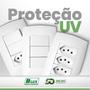 Imagem de Conjunto 2 Interruptores Simples Com Placa Home
