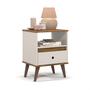 Imagem de Conjunto 2 Mesa de cabeceira Retro Quarto Cama - Ted