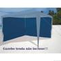 Imagem de Conjunto 2 Paredes Fantasy Azul Compativel com Gazebo 3x3 M Nautika