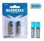 Imagem de Conjunto 2 Pilhas Super Alcalina Alfacell Aaa 1.5v