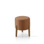 Conjunto 2 Poltronas Mona Decorativa e 2 Puff Thor Estofado Base Madeira Maciça Linho Terracota - CASA TREE Imagem de Conjunto 2 Poltronas Mona Decorativa e 2 Puff Thor Estofado Base Madeira Maciça Linho Terracota
