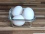 Imagem de Conjunto 2 Potes Quadrado 320 ml Marmita Fit  4 Travas