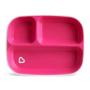 Imagem de Conjunto 2 Pratos com Divisórias Roxo e Rosa