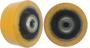 Imagem de Conjunto 2 Rodas de Ferro Revestida em Poliuretano 312 Rol. de Esfera 6001 c/ Manga 5/16" - RU312E12
