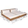 Imagem de Conjunto 2 Sofás Chaise com 2 Puffs Rustic Versatti