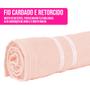 Imagem de Conjunto 2 Tolhas Rosto e Banho Decorativo Lavabo Secagem Absorção Gramatura Decorativo Compacto Algodão