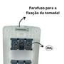 Imagem de Conjunto 2 Tomadas 20a 250v Separadas Com Placa 4x2 B3