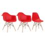 Imagem de Conjunto 2 x cadeiras Eames DAW com braços + 1 cadeira Eiffel DSW