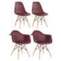 Imagem de Conjunto 2 x cadeiras Eames DAW com braços + 2 cadeiras Eiffel DSW