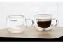 Imagem de Conjunto 2 Xícaras De Café Alça E Parede Dupla 100Ml Bugatti