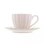 Imagem de Conjunto 2 Xicaras de Café em Porcelana com Pires Pétala Branco Matt 90ml Wolff