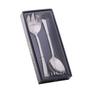 Imagem de Conjunto 2pç Colher e Garfo para salada de aço inox Berna Wolff - 71696