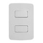 Imagem de Conjunto 2x4 Interruptor 2 Teclas Paralelas 10a B3 Margirius