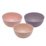 Imagem de Conjunto 3 Bowls de Bambu e PP Lines Sortido 15cm x 7,5cm