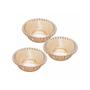 Imagem de Conjunto 3 Bowls de Cristal Pearl Âmbar 14cm x 5cm - Wolff