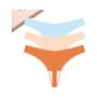 Imagem de Conjunto 3 Calcinhas Femininas Sem Costura em Gelo Seda - Tanga Respirável