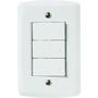 Imagem de Conjunto 3 Interruptor Simples 10A/250V Lux2 Branco - Tramontina