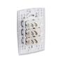 Imagem de Conjunto 3 Interruptores Simples 4X2 10A 250V Branco Rubi - Force Line