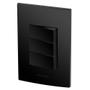Imagem de Conjunto 3 Interruptores Simples - Inova Preto Fosco - Apf20