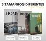 Imagem de Conjunto 3 Livros Falsos Decorativos Porta Objetos Fake HOME Branco