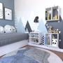 Imagem de Conjunto 3 Nichos Prateleira para Quarto Infantil Bramov Móveis