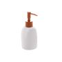 Conjunto 3 Peças Banheiro Cerâmica Londres Branco e Rose - Lyor Imagem de Conjunto 3 Peças Banheiro Cerâmica Londres Branco e Rose