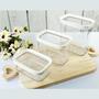 Imagem de Conjunto 3 potes herméticos 1500ml. 1000ml e 450ml em Branco Helsim